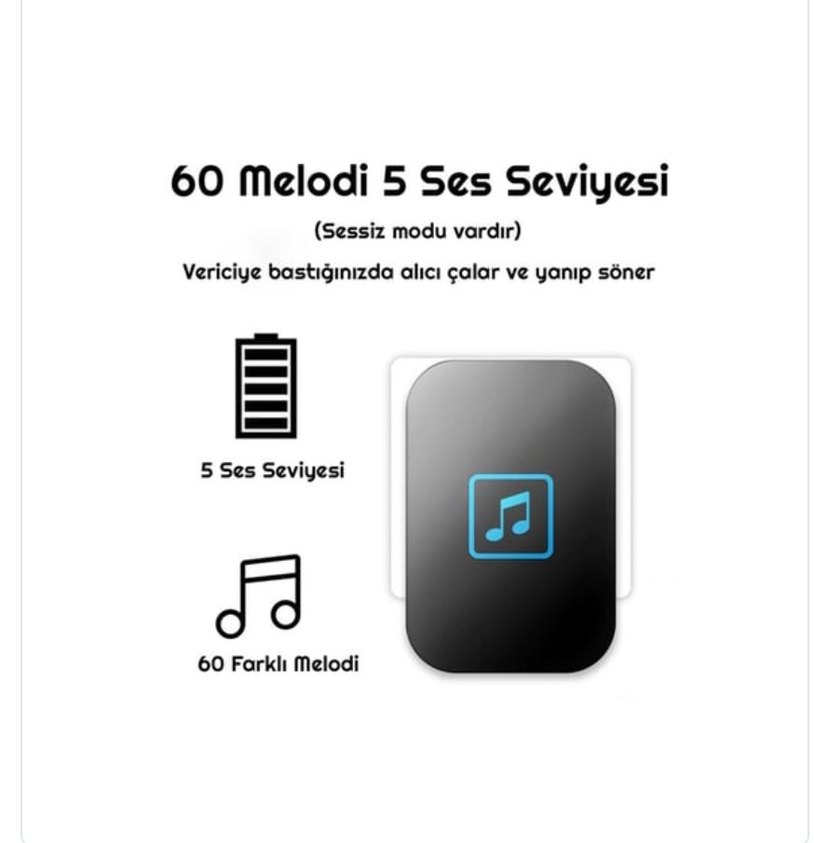 kapı zili kumandalı - Görsel 4