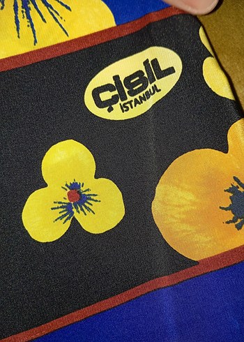 Beden mavi Renk Renkli Kadın Mavi Çiçek Desenli örjinal şal