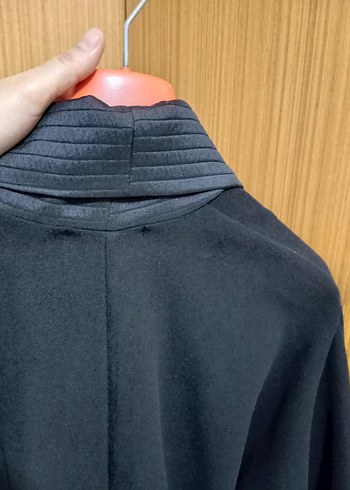 Siyah Uzun Kollu Düğmeli kap - Görsel 2