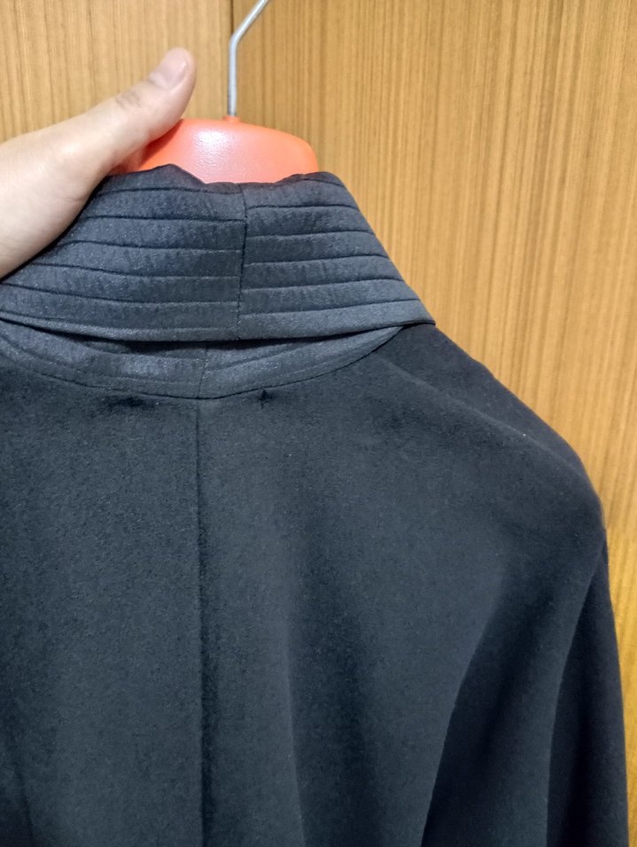 Siyah Uzun Kollu Düğmeli kap - Görsel 2