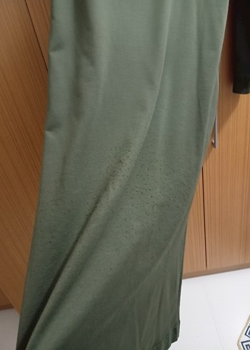 Uzun Kollu Koyu Yeşil Kadın Spor ferace - Görsel 5