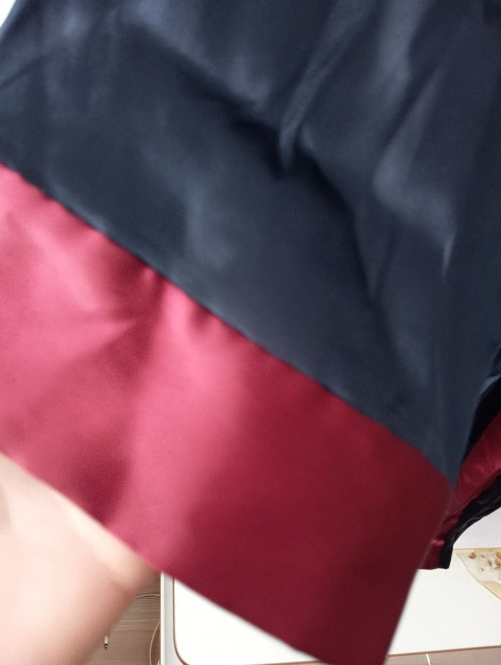 Bordo Siyah Uzun mezuniyet kıyafeti - Görsel 2