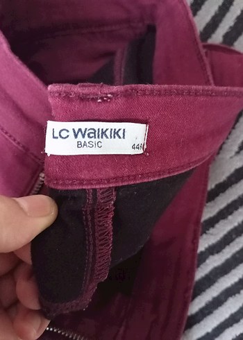 Bordo Kadın Midi Kumaş Pantolon - Görsel 4