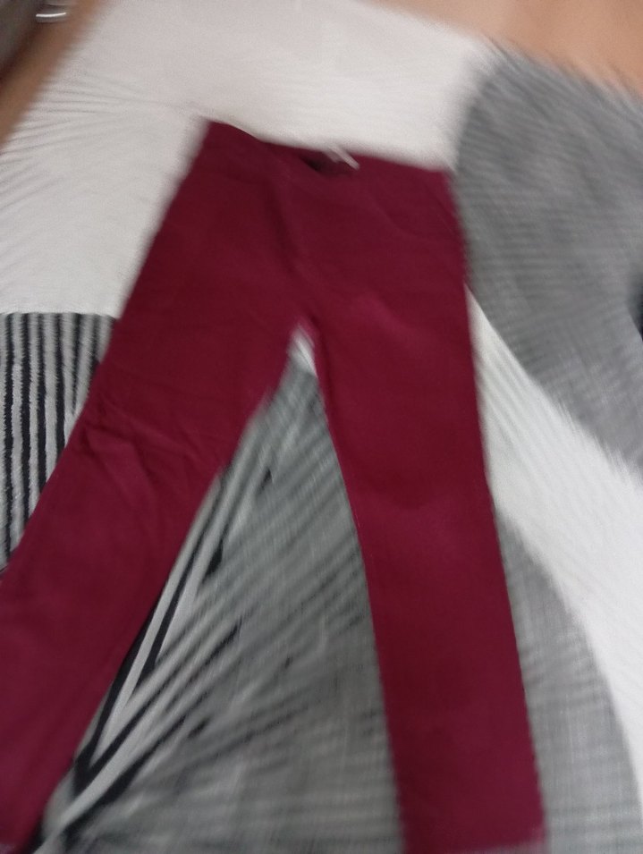 Bordo Kadın Midi Kumaş Pantolon - Görsel 3