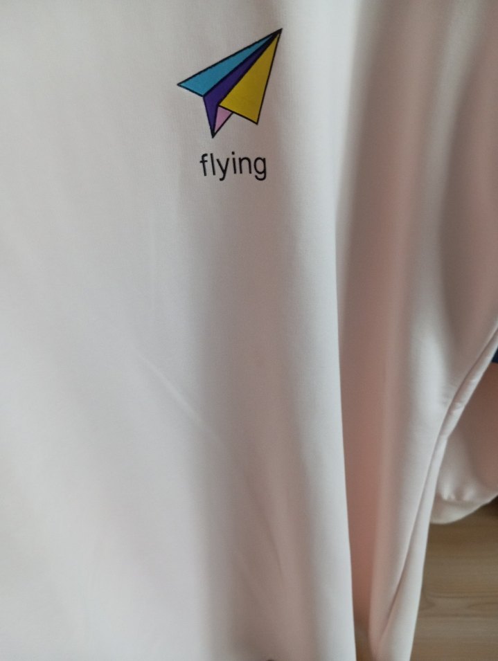 Pamuklu, Baskılı, Uzun Kollu Beyaz Sweatshirt - Görsel 4