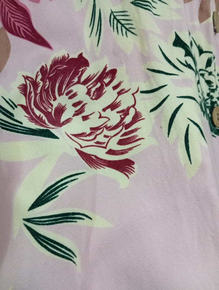 Pembe Desenli Uzun Kollu Gömlek - Görsel 2