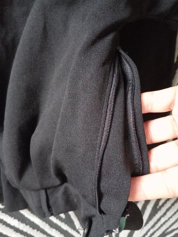 Kadın Siyah  Pilili Rahat Pantolon - Görsel 2