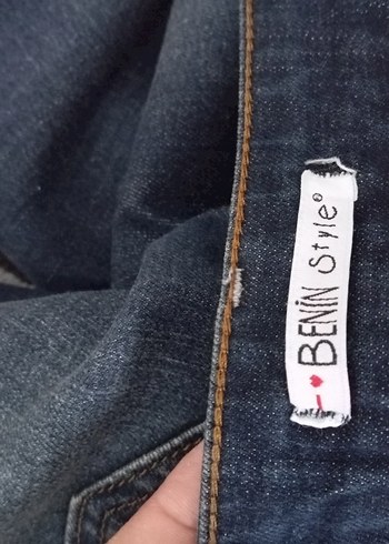 Kadın Lacivert Denim Normal Boy Jean - Görsel 3