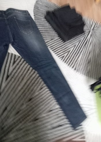 Kadın Lacivert Denim Normal Boy Jean - Görsel 2