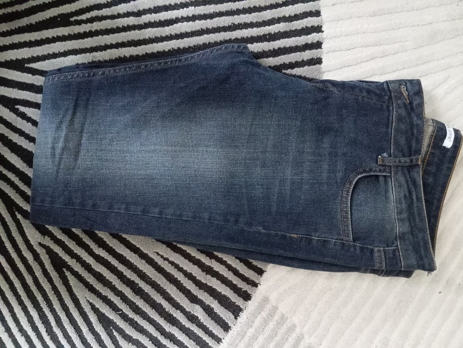 Kadın Lacivert Denim Normal Boy Jean - Görsel 5