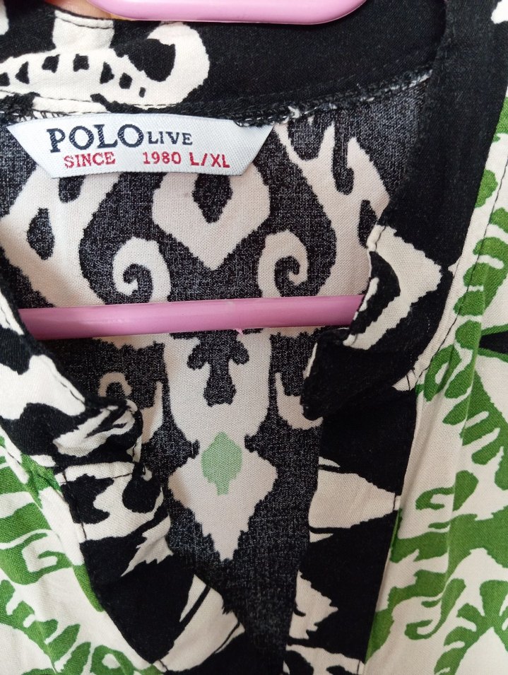 Püsküllü V Yaka Bohem Uzun Elbise - Görsel 4