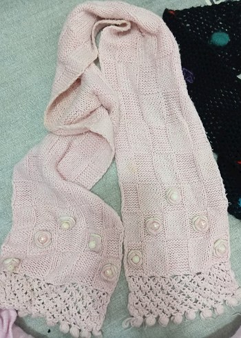 iki tane el örgüsü atkı - Görsel 5