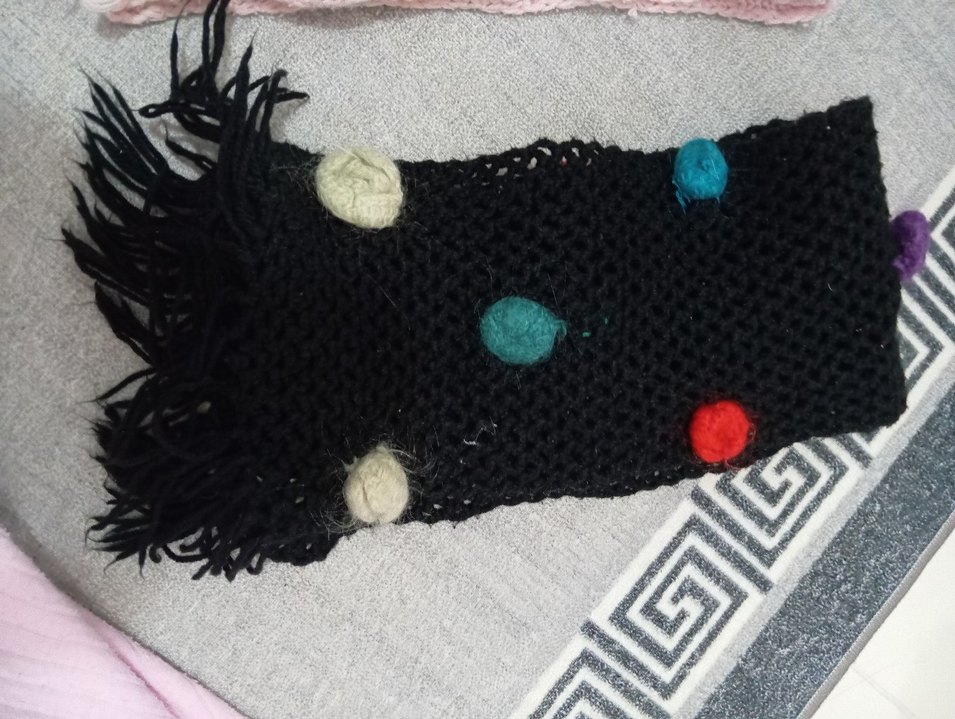 iki tane el örgüsü atkı - Görsel 2