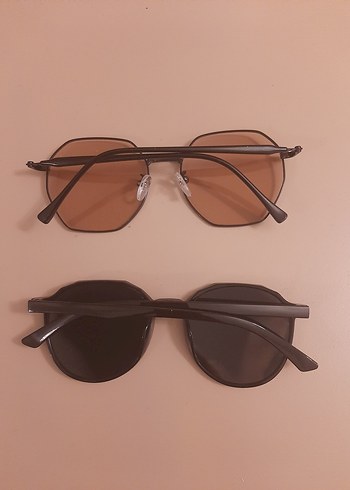 Kadın Kahverengi Minimalist Gözlük