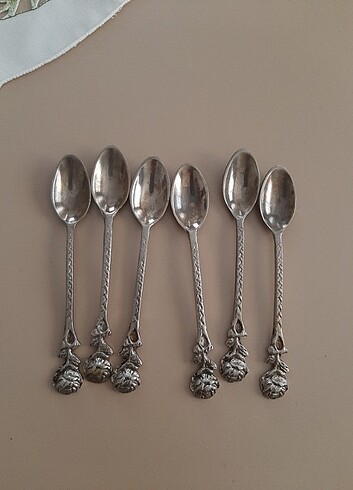 Vintage çay kaşığı nostaljik