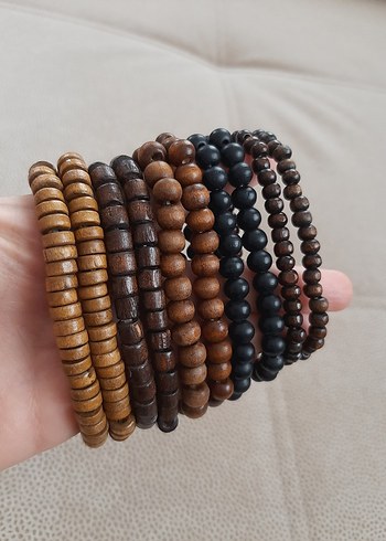 Bohem Tarz Erkek Deri Bileklik Seti - Görsel 2