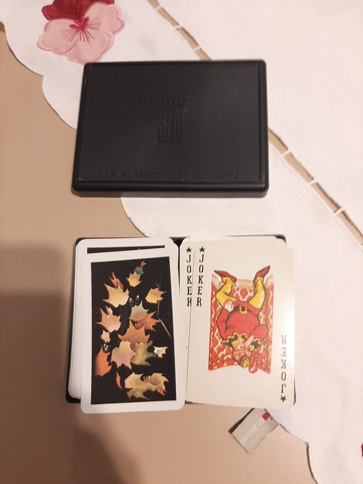 Siyah Plastik Kutulu Oyun Kartları Seti - Görsel 3