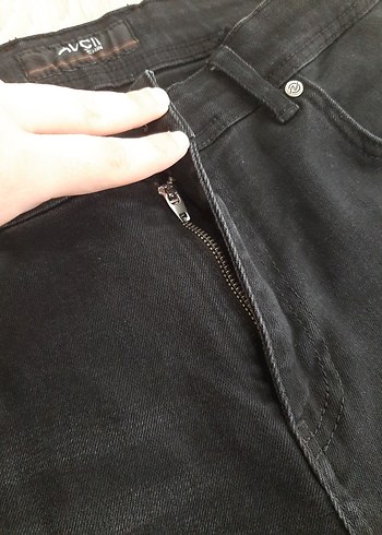 Erkek Siyah Regular Fit Denim Jean - Görsel 8