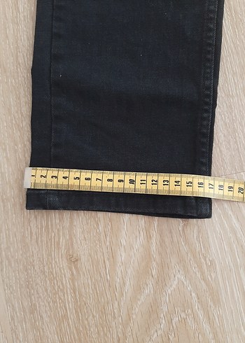 Erkek Siyah Regular Fit Denim Jean - Görsel 7