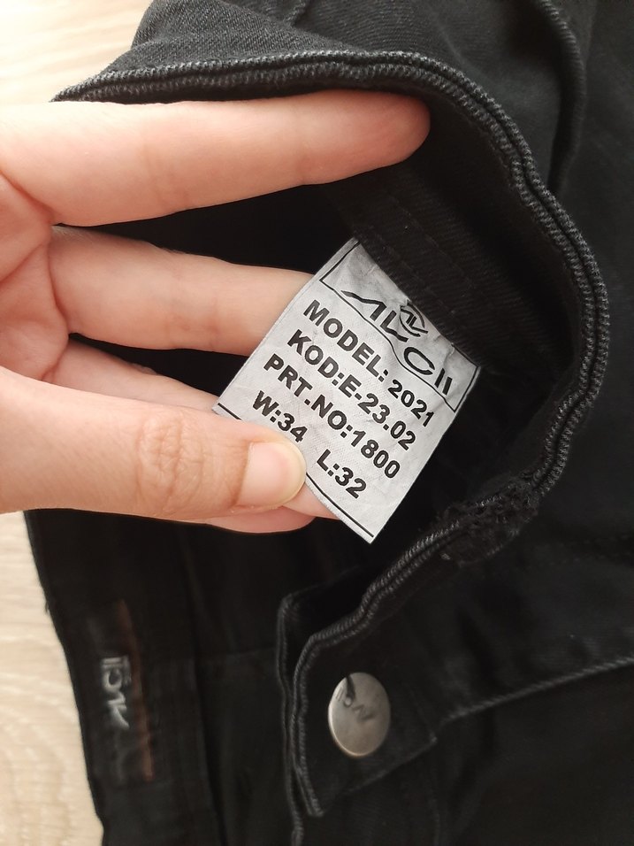 Erkek Siyah Regular Fit Denim Jean - Görsel 4