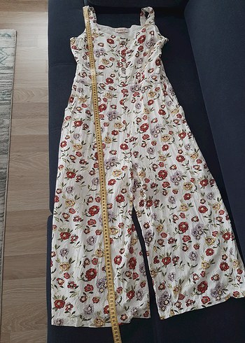 Çiçek Desenli Bohem Kadın Tulum - Görsel 2