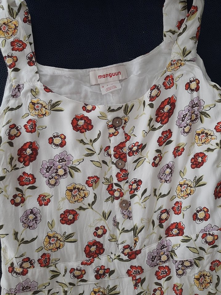 Çiçek Desenli Bohem Kadın Tulum - Görsel 4