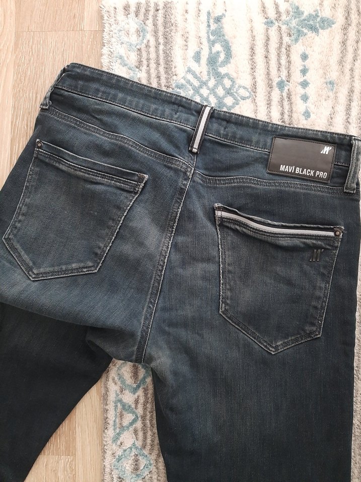 erkek mavi jeans - Görsel 3