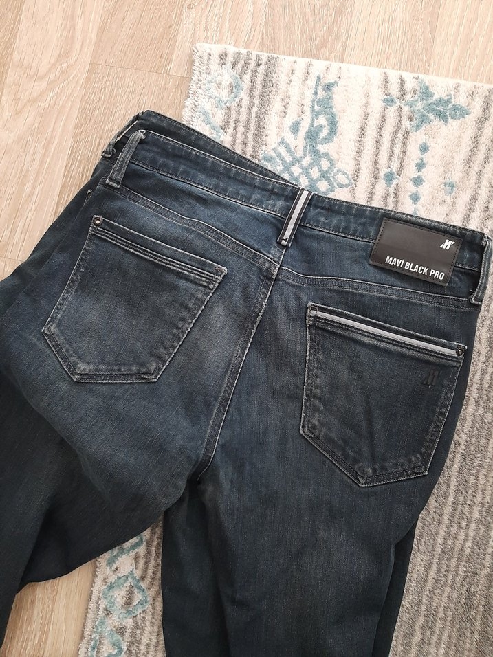 erkek mavi jeans - Görsel 4