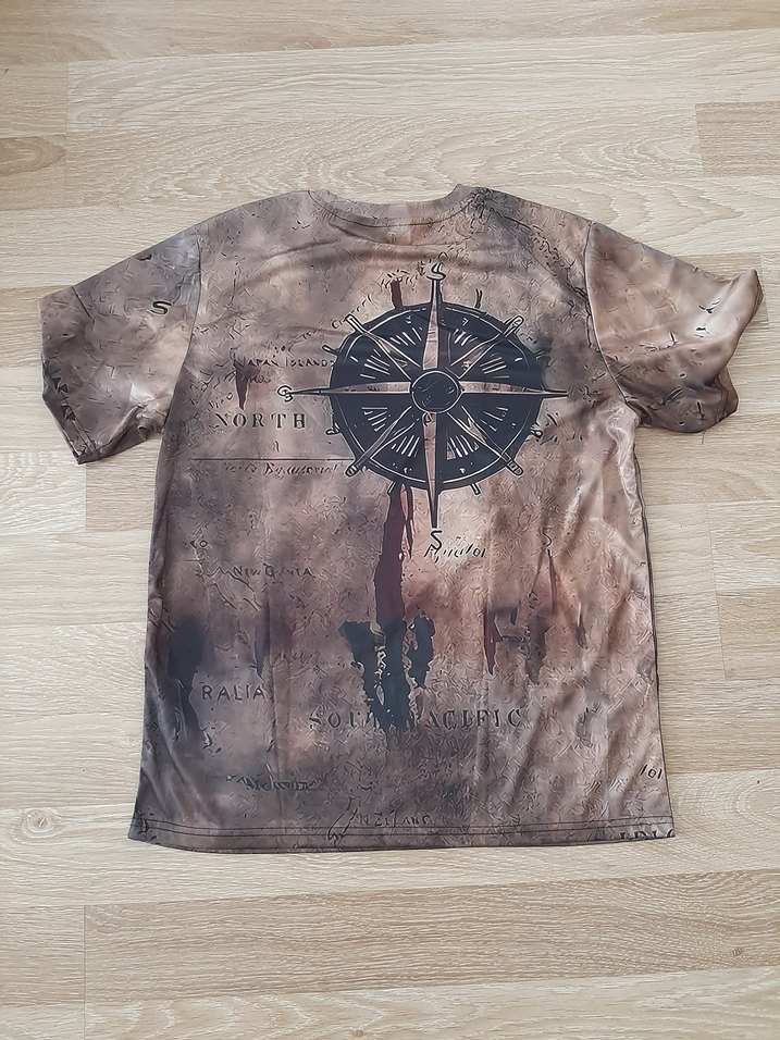 Bohem Tarzı Baskılı Erkek Tişört - Görsel 2