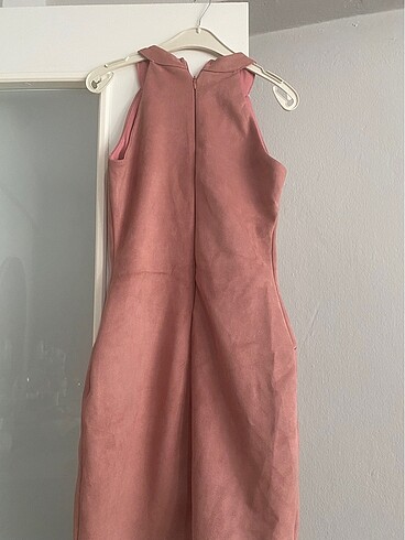 36 Beden Mini pembe elbise