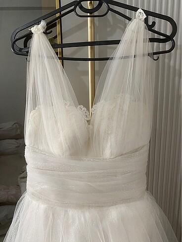 Beyaz after gelinlik - Görsel 5