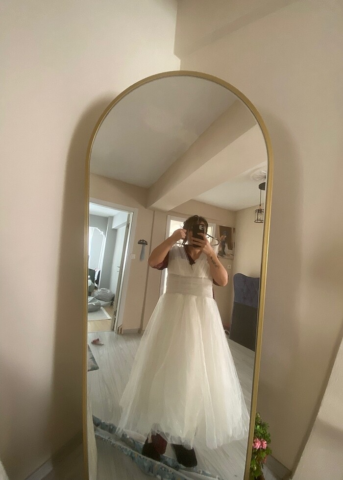 Beyaz after gelinlik - Görsel 3