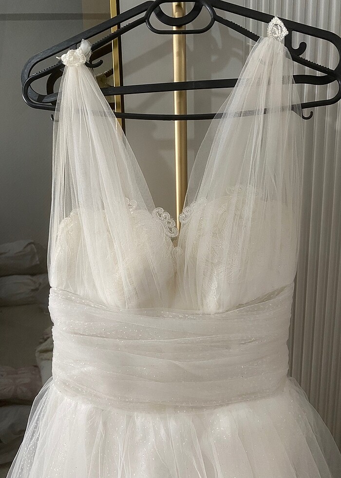 Beyaz after gelinlik - Görsel 5