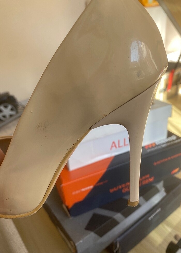 Bej stiletto - Görsel 2