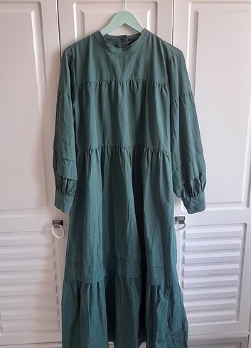 LC Waikiki YEŞİL ELBISE