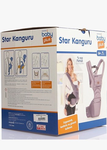 Beden bordo Renk Baby plus Bordo Bebek Taşıyıcı Kanguru