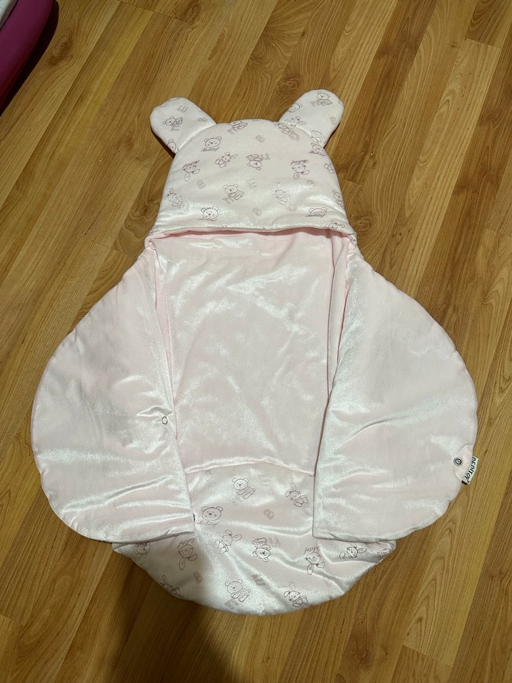 Nakışlı Bebek Battaniyesi - Pembe - Görsel 2