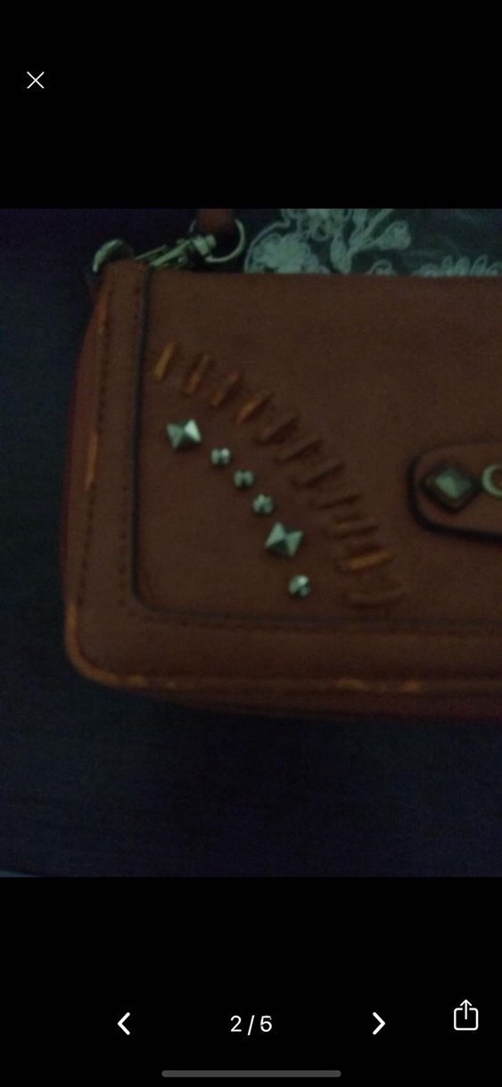 Orijinal Guess cüzdan baget askılı çanta - Görsel 2