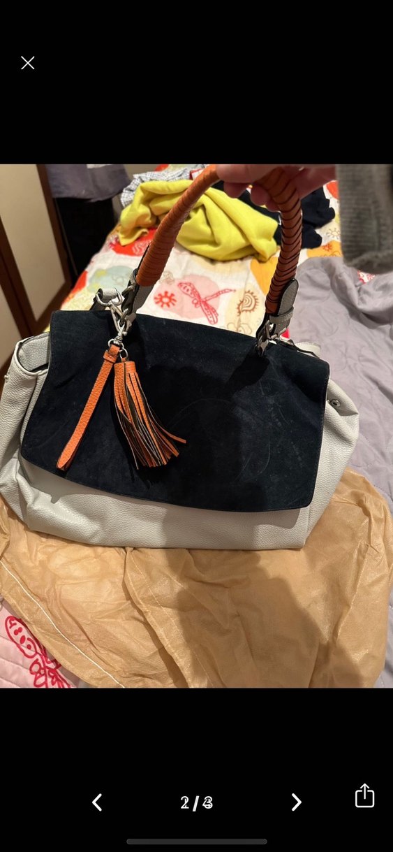 Zara Süet deri Püsküllü Kadın Çanta - Görsel 2