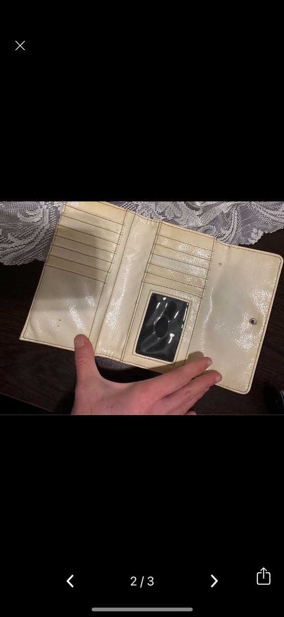 Guess cüzdan Klasik Bej Deri Tokalı Kadın Cüzdanı - Görsel 2