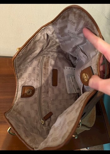 Michael kors hasır çanta - Görsel 4