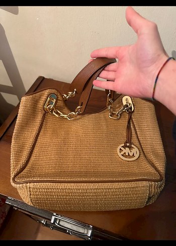 Michael kors hasır çanta - Görsel 3