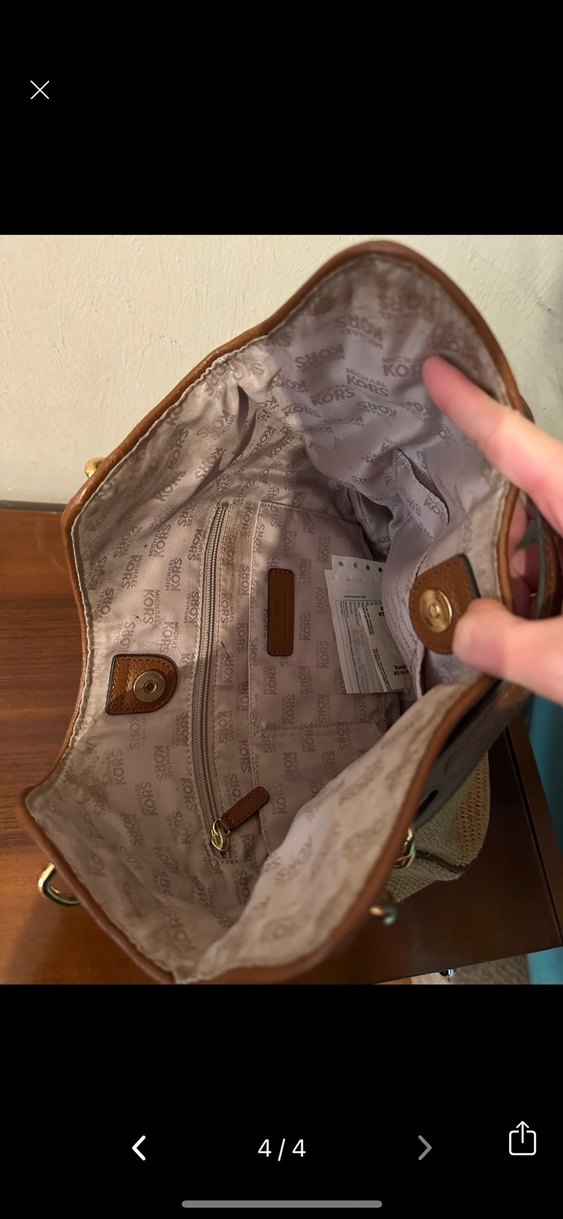 Michael kors hasır çanta - Görsel 4