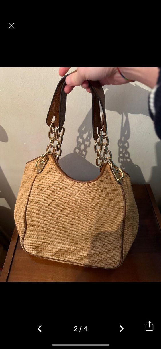 Michael kors hasır çanta - Görsel 2