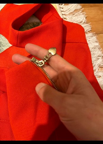 Kırmızı Mini Kolsuz Fırfırlı Elbise - Görsel 3