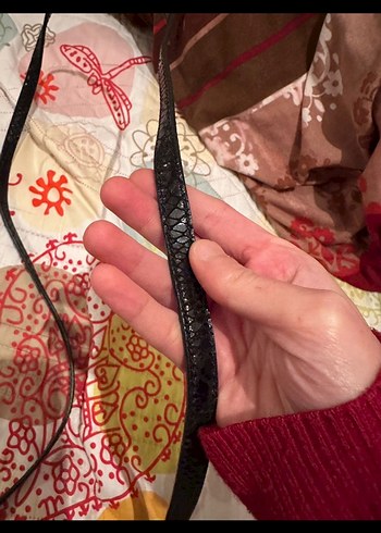 Michael kors Siyah Yılan Derisi Desenli Kadın Deri Çanta - Görsel 2