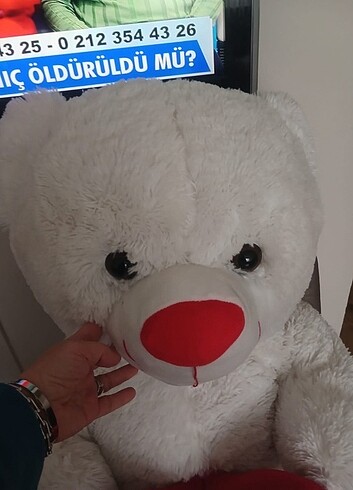  Beden Renk Peluş kalpli ayıcık 