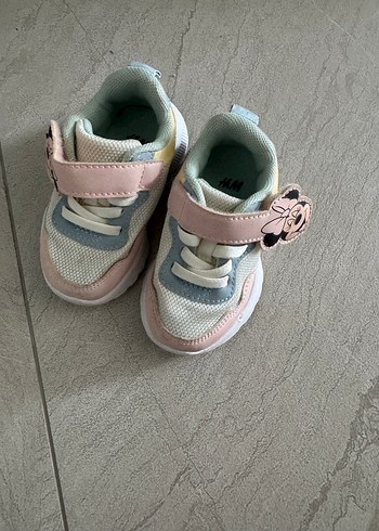H&M Kız Çocuk Minie Mousse Lisanslı Çok Renkli Tie-Dye Sneaker