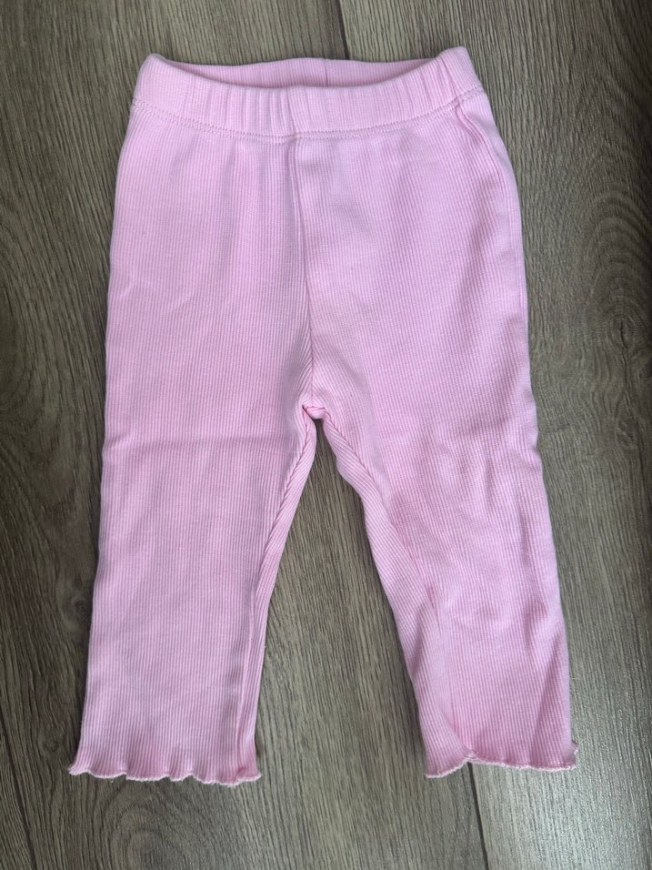 Hellobaby Kız Çocuk Pastel Sarı ve Pembe Pamuklu Taytlar - Görsel 2