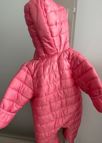 Kız Bebek Pembe Fermuarlı Astronot Tulum - Görsel 4